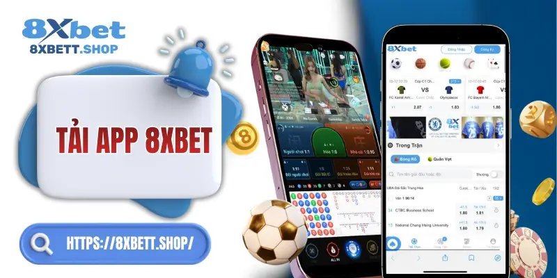 Các phím 3D nhiều màu in chữ App, minh họa lý do nên tải app 8xbet
