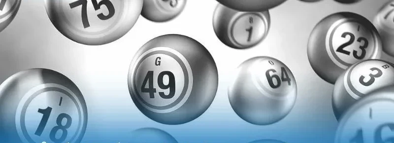 Các quả bóng bingo màu bạc xám mang số 75, 33, 49, 18, 64, 23 lơ lửng, minh họa xổ số siêu tốc